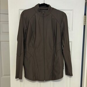 Women’s Brown Athletic zip-up